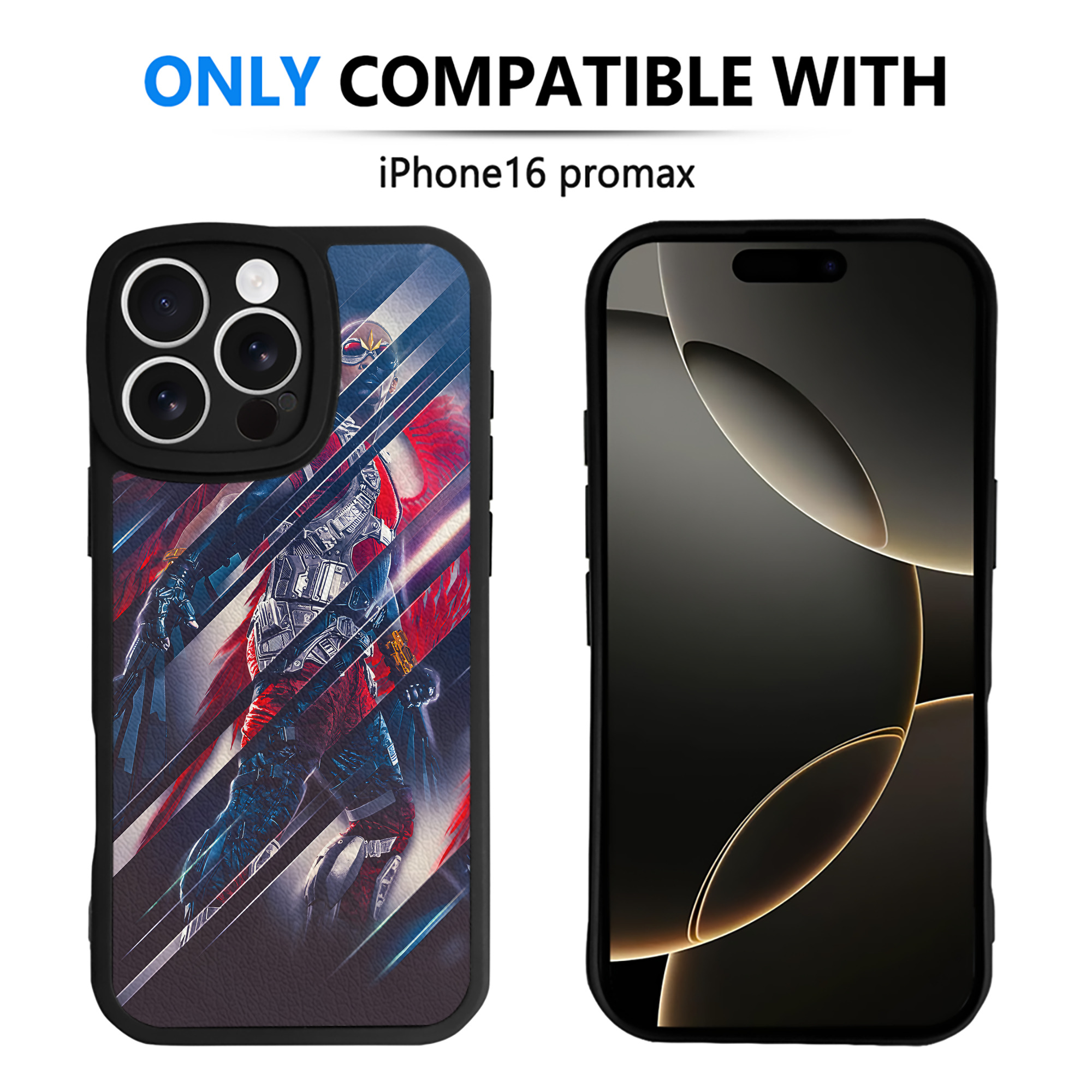 （画像用） アベンジャーズ The Avengers 【iPhone 16シリーズ対応】シリコンスマホケース（レザー調） 材質：シリコン